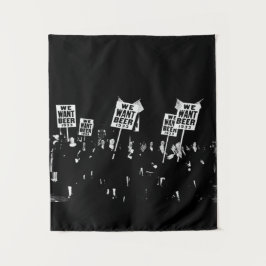 Vintages Bierverbot, Wir Wollte Bier, Bierkunst Wandteppich