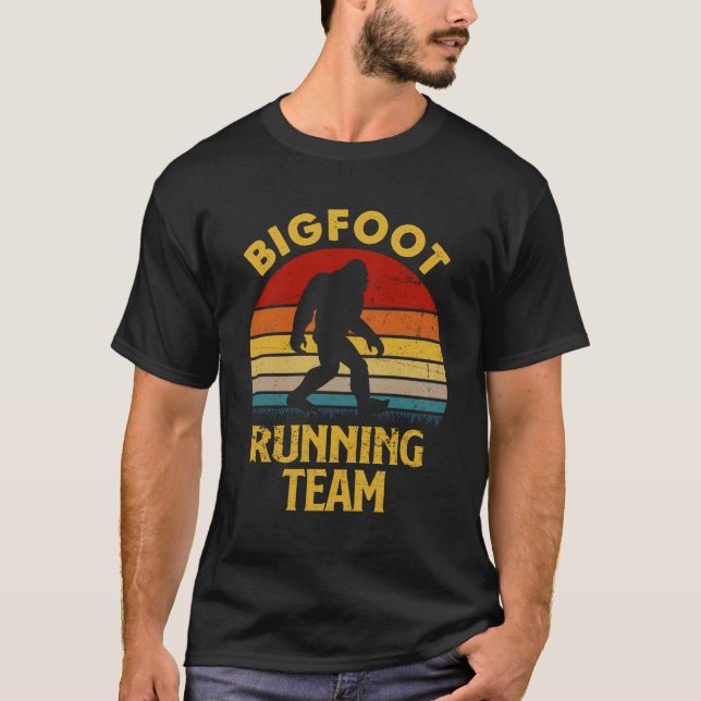 Vintages Bigfoot Running Team T-Shirt (Vorderseite)