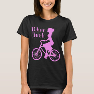 Vintages Bike-Bike-Kick auf Bike-Zitat Pink Pri T-Shirt