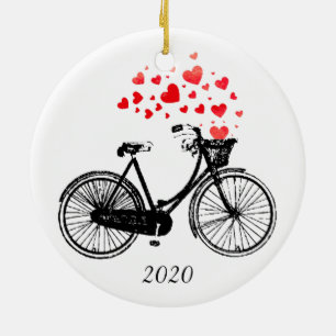 Vintages Bike Liebe Bike Herzlich willkommen im Ja Keramikornament