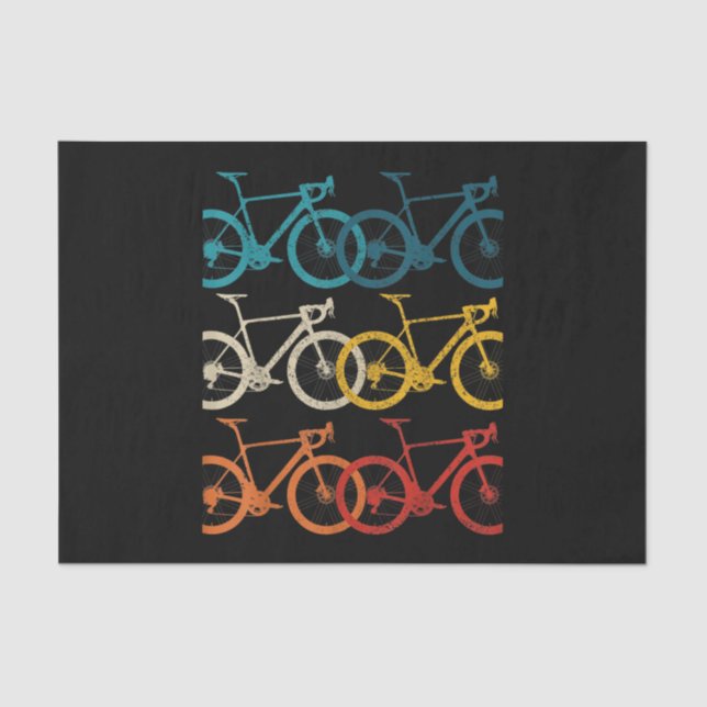 Vintages Bike Rad Racing Rad Seidenpapier (Vorderseite)