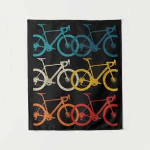 Vintages Bike Rad Racing Rad Wandteppich