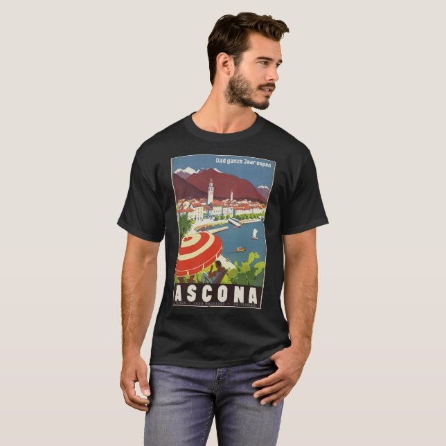 Vintages Bild ASCONA T-Shirt (Vorne ganz)