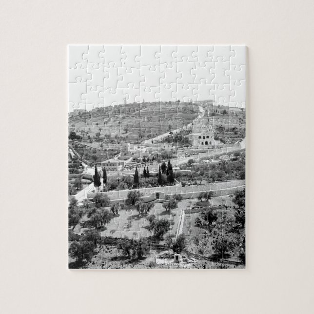 Vintages Bild des Ölbergs Puzzle (Vertikal)