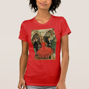 Vintages Bild, Spanien, Flamencotänzer T-Shirt