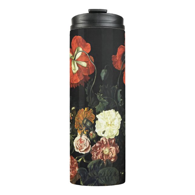 Vintages Bild Stillleben mit Blume Thermosbecher (Vorderseite)
