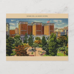 Vintages Biltmore Hotel Los Angeles Postkarte