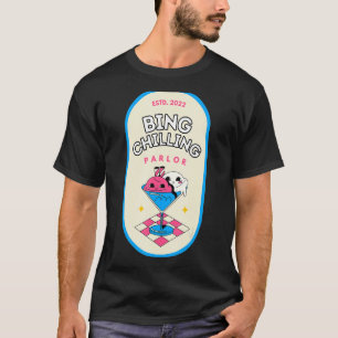 Vintages Bing Chilling Ice Cream Parlor Meme Angeb T-Shirt