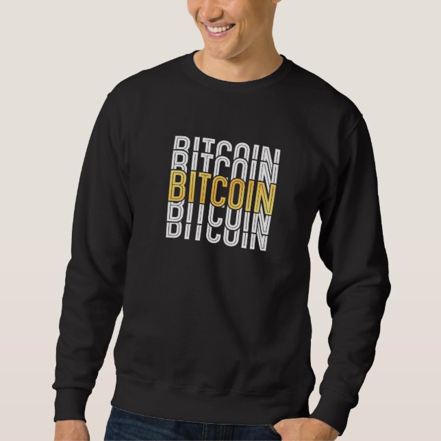 Vintages Bitcoin Sweatshirt (Vorderseite)