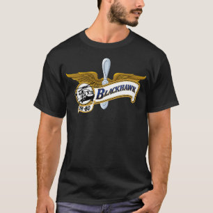 Vintages Blackhawk-Design T-Shirt