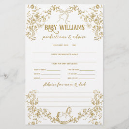 Vintages Bläserbaby Predictive Game