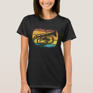 Vintages Blasinstrument Euphonium T-Shirt