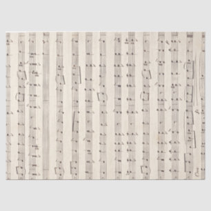 Vintages Blatt-Musikpapier für Decoupage Seidenpapier