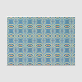 Vintages Blau gemustert Seidenpapier