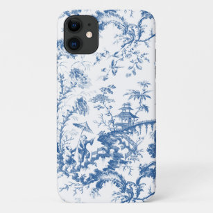 Vintages Blau und Weiße Pagode Chinoiserie Case-Mate iPhone Hülle