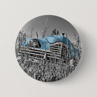 Vintages blaues Auto Button