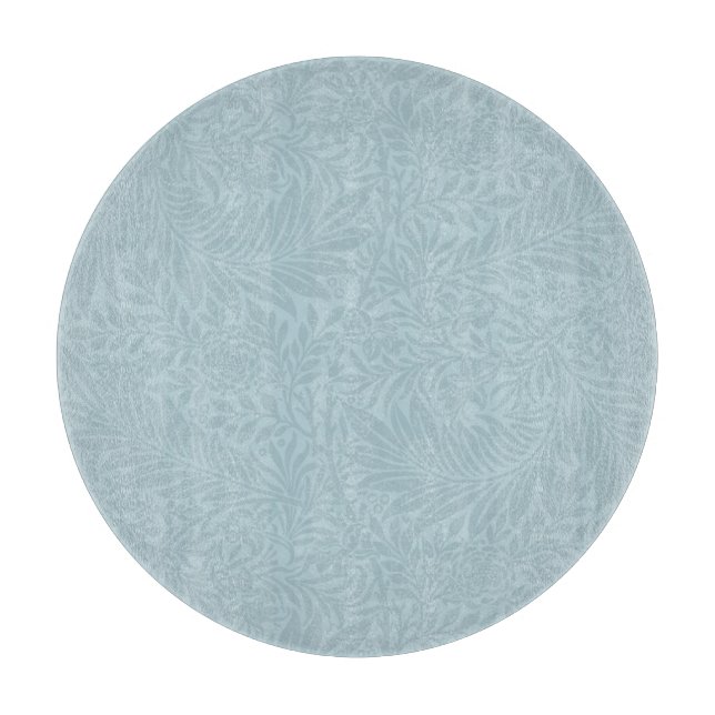 Vintages Blaues Larkspur-Blume-Muster Schneidebrett (Vorderseite)