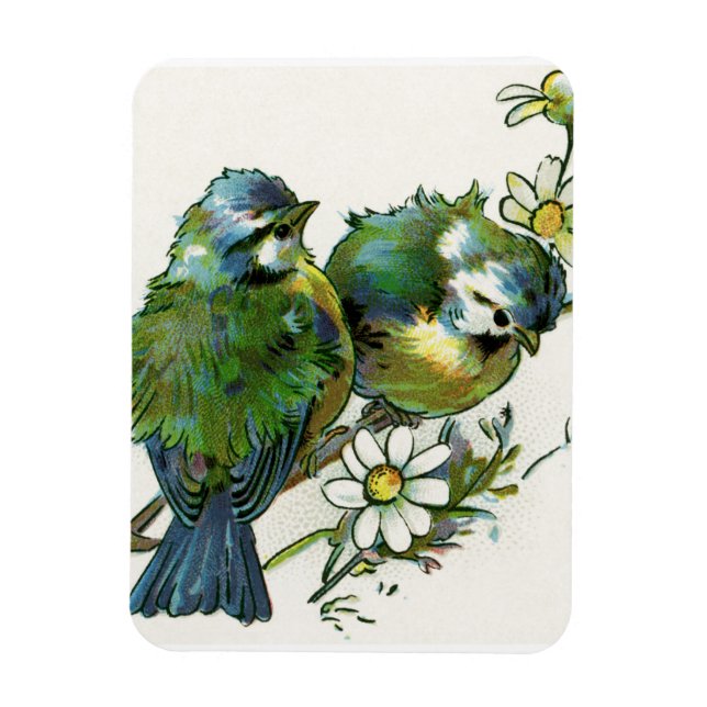 Vintages Blauzungenzapfel Magnet (Vertikal)