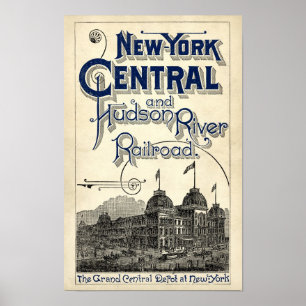 Vintages Blick-New- Yorkzentralplakat Poster
