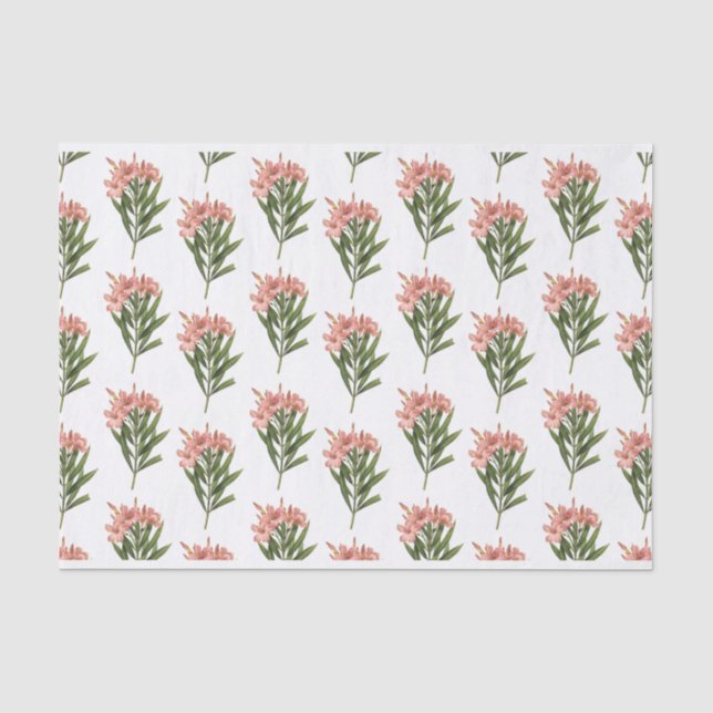Vintages Blume-Papierpapier 3 Seidenpapier (Vorderseite)