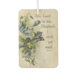 Vintages Blumengebet-Zitat Autolufterfrischer