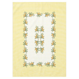 Vintages Blumenkohl, kariert und dots-Tischdecke 6 Tischdecke