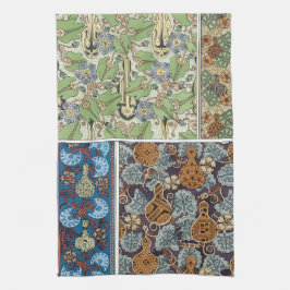 Vintages Blumenmuseum Geschirrtuch