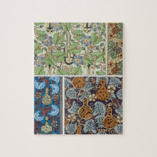 Vintages Blumenmuseum Puzzle