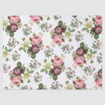 Vintages Blumenmuster der Rose