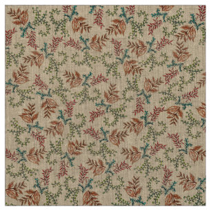 Vintages Blumenmuster-Gewebe Stoff