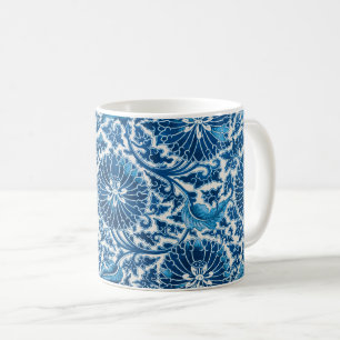 Vintages Blumenmuster Kaffeetasse