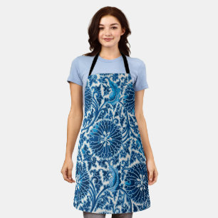 Vintages Blumenmuster Schürze