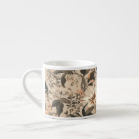 Vintages Blumenmuster Spezielle Tasse