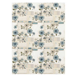 Vintages Blumenmuster Tischdecke