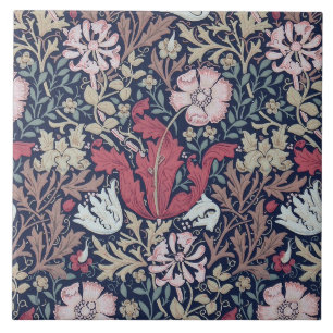 Vintages Blumenmuster, William Morris Fliese