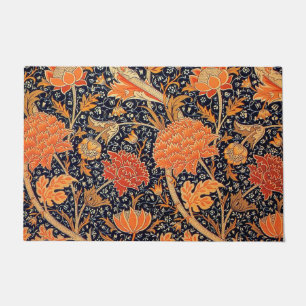 Vintages Blumenmuster, William Morris Fußmatte