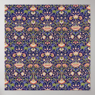 Vintages Blumenmuster, William Morris Poster