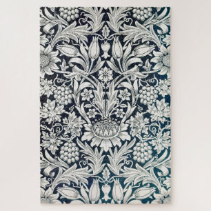 Vintages Blumenmuster, William Morris Puzzle
