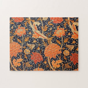 Vintages Blumenmuster, William Morris Puzzle