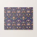 Vintages Blumenmuster, William Morris Puzzle<br><div class="desc">William Morris (24. März 1834 - 3. Oktober 1896) war ein britischer Textilingenieur, Dichter, Romanautor, Übersetzer und sozialistischer Aktivist, der mit der British Arts and Crafts Movement assoziiert ist. Er trug maßgeblich zur Wiederbelebung der traditionellen britischen Textilkunst und -methoden bei. Seine literarischen Beiträge trugen dazu bei, das moderne Fantasy-Genre zu...</div>