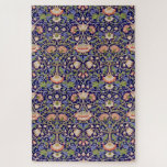 Vintages Blumenmuster, William Morris Puzzle<br><div class="desc">William Morris (24. März 1834 - 3. Oktober 1896) war ein britischer Textilingenieur, Dichter, Romanautor, Übersetzer und sozialistischer Aktivist, der mit der British Arts and Crafts Movement assoziiert ist. Er trug maßgeblich zur Wiederbelebung der traditionellen britischen Textilkunst und -methoden bei. Seine literarischen Beiträge trugen dazu bei, das moderne Fantasy-Genre zu...</div>