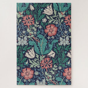 Vintages Blumenmuster, William Morris Puzzle