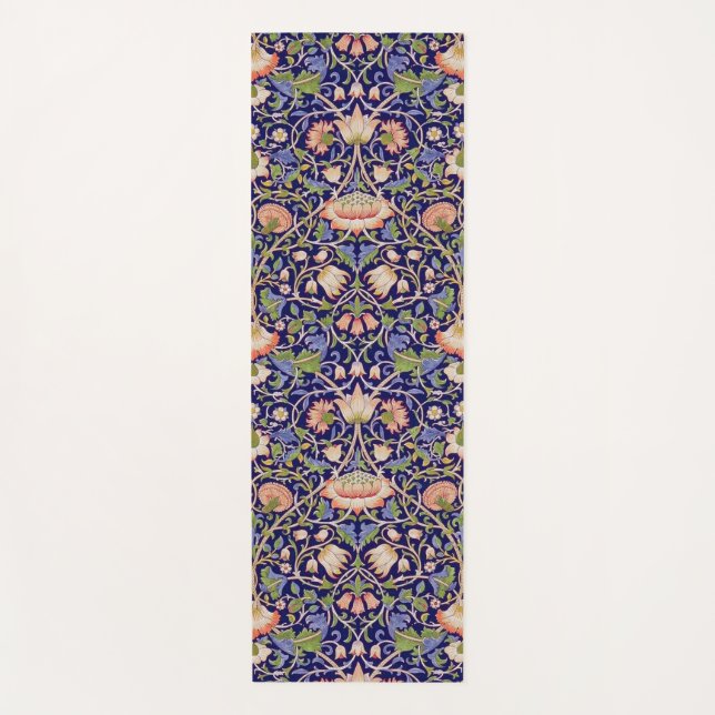 Vintages Blumenmuster, William Morris Yogamatte (Vorderseite)