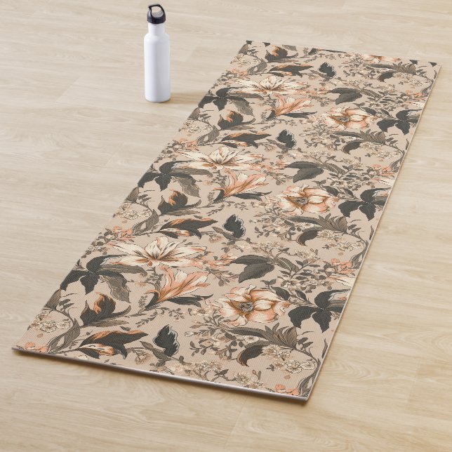 Vintages Blumenmuster Yoga Mat Yogamatte (Beispiel)
