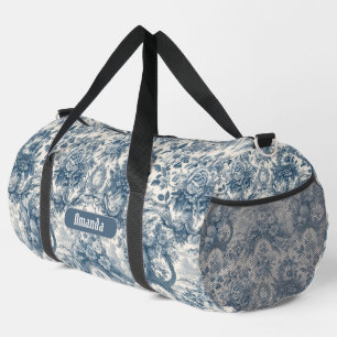 Vintages Blumenstrauß Duffle Bag