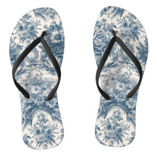 Vintages Blumenstrauß Flip Flops