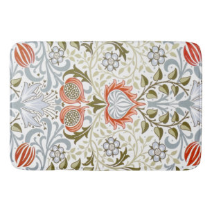 Vintages Blumenwallpaper von William Morris (1879) Badematte
