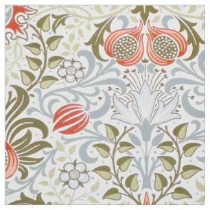 Vintages Blumenwallpaper von William Morris (1879) Stoff
