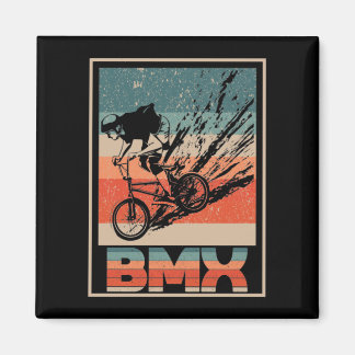 Vintages BMX Bike Boys Bicycle Motorcross Magnet