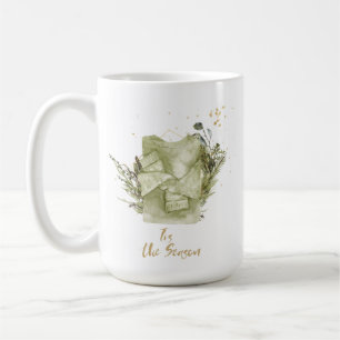 Vintages Bohemisches Weihnachtsgebäck Kaffeetasse